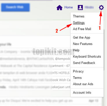 Memblokir pengirim Yahoo! Mail melalui email address dan domain