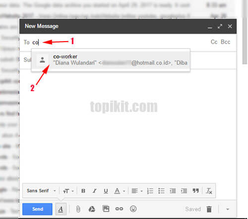 Membuat contact group Gmail Google Mail