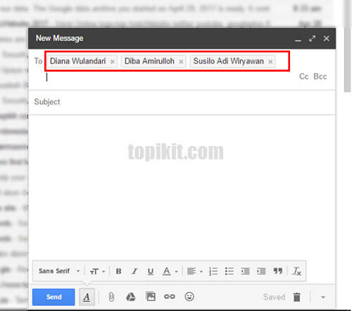Membuat contact group Gmail Google Mail