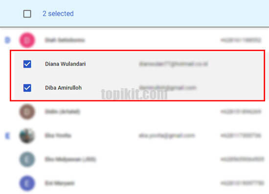 Membuat contact group Gmail Google Mail