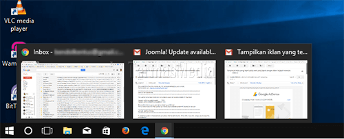 Membuka email GMail di jendela baru browser