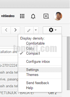 Mengubah mengganti jenis huruf font default GMail
