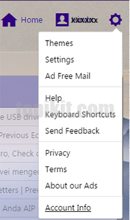 Mengubah password akun Yahoo Mail