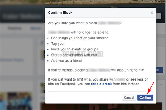 Cara memblokir atau membuka blokir seseorang di Facebook