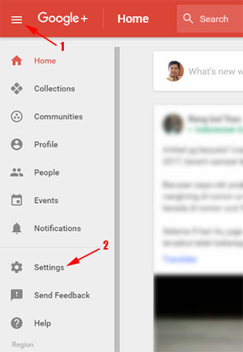 Menghentikan pengiriman email Google Plus