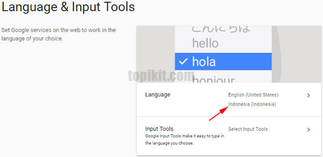 Mengubah mengganti bahasa tampilan Google Plus