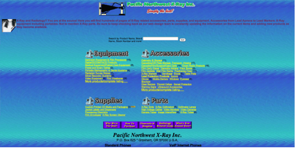 Design website yang kurang baik